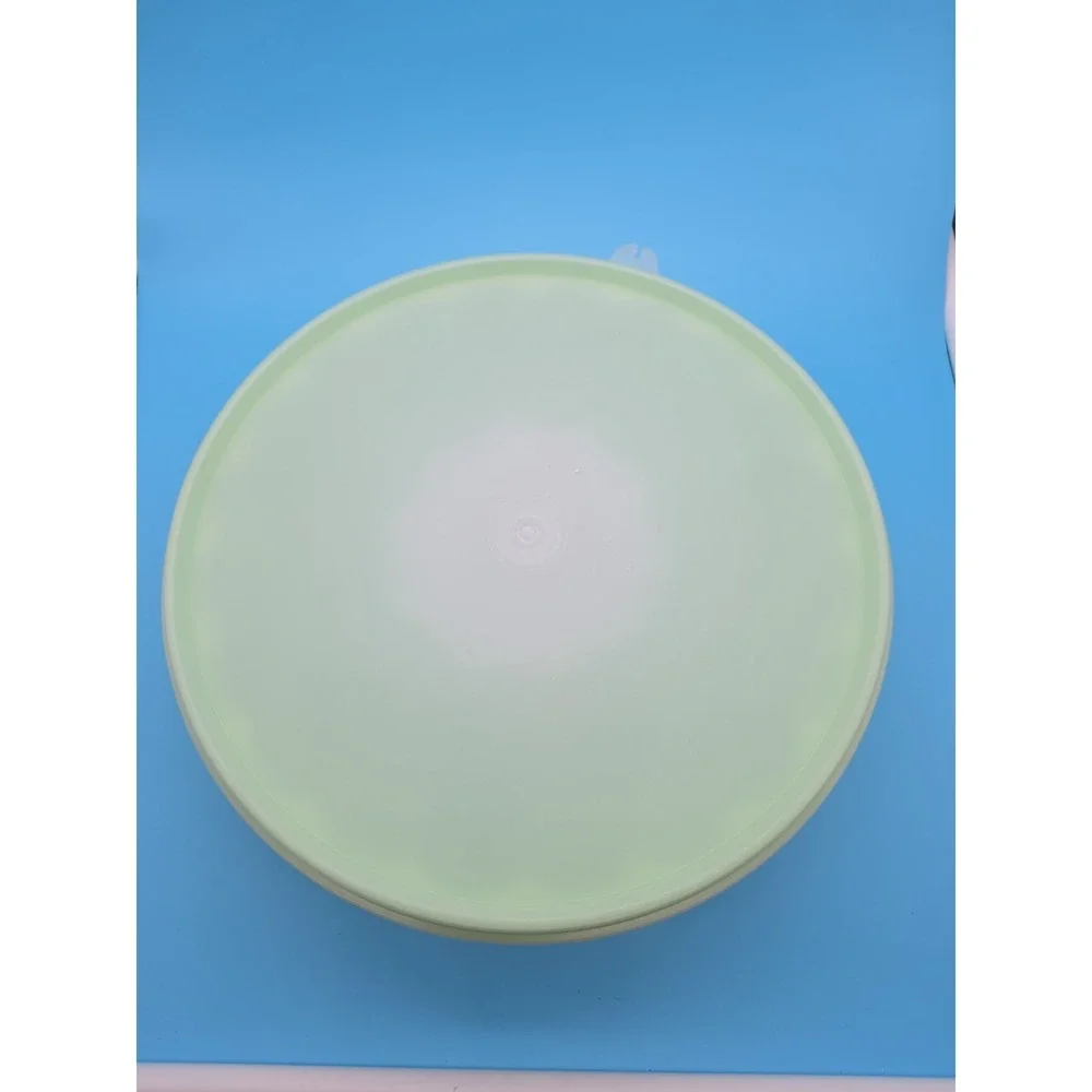 Tupperware Jello Mold Mint Green Vintage 9